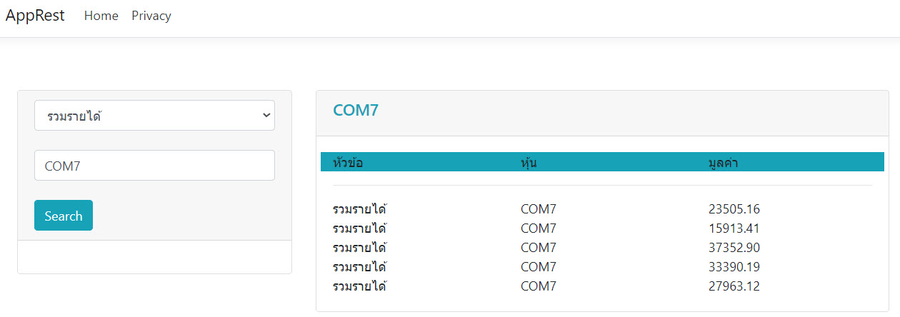 ASP.NET , C# , MVC Core